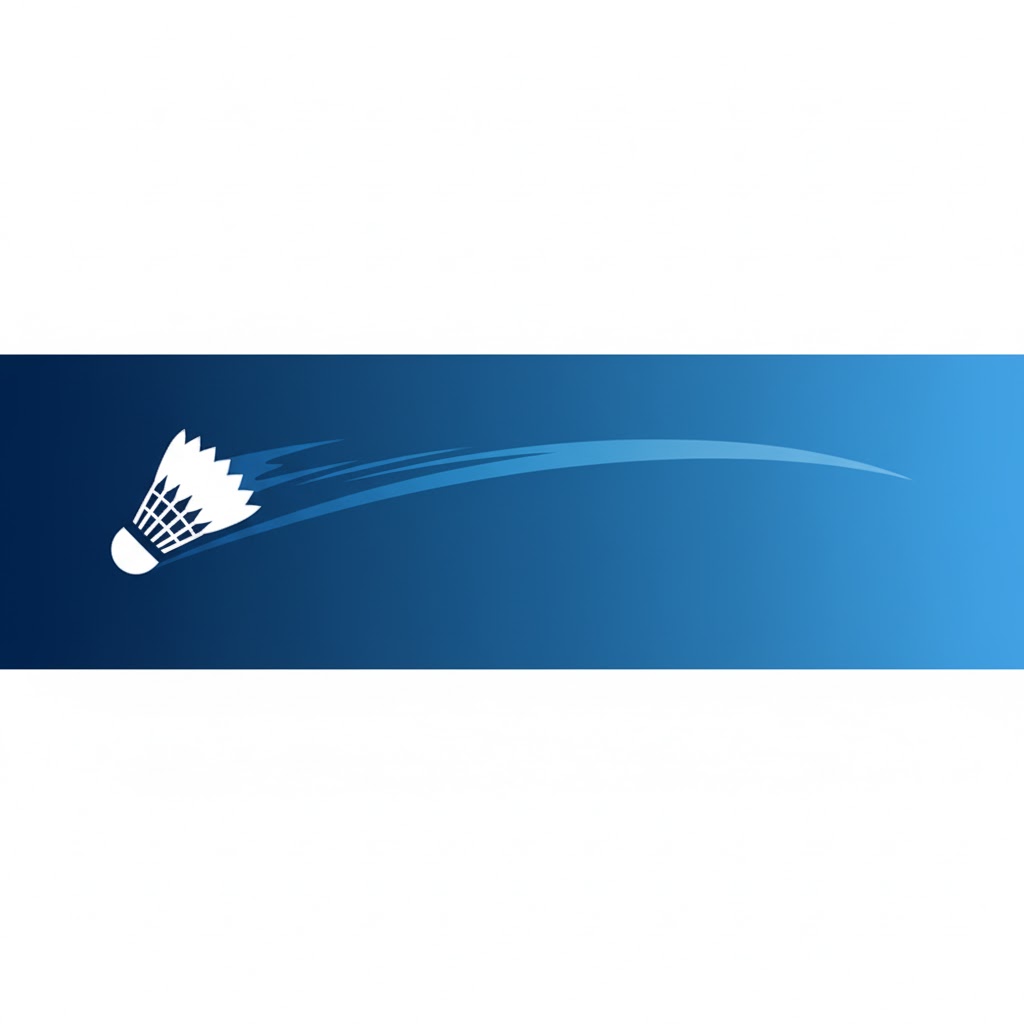 Badminton-Spieler in Aktion